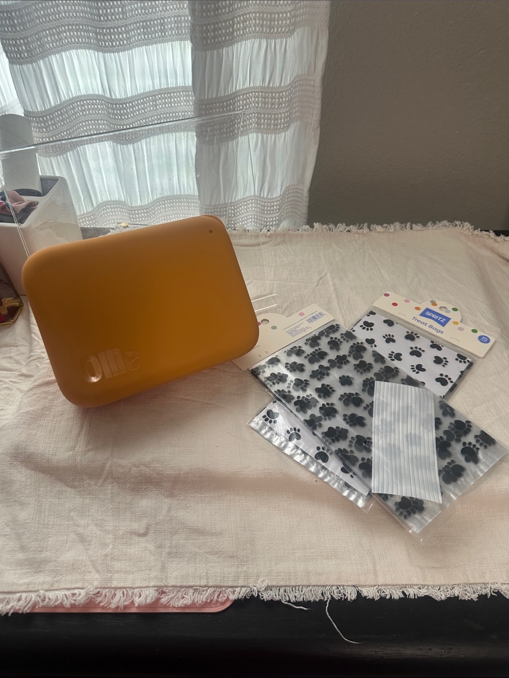 Dog food storage items